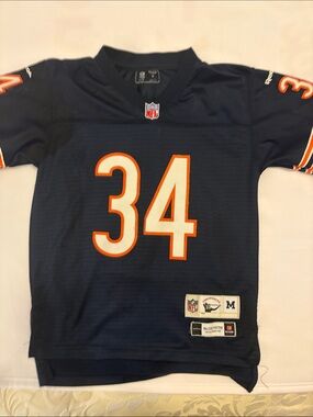 Reebok Kids Navy Chicago Bears #34 Football Jersey